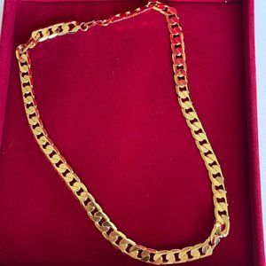 Cuban Link Necklace Gold PVD Plated